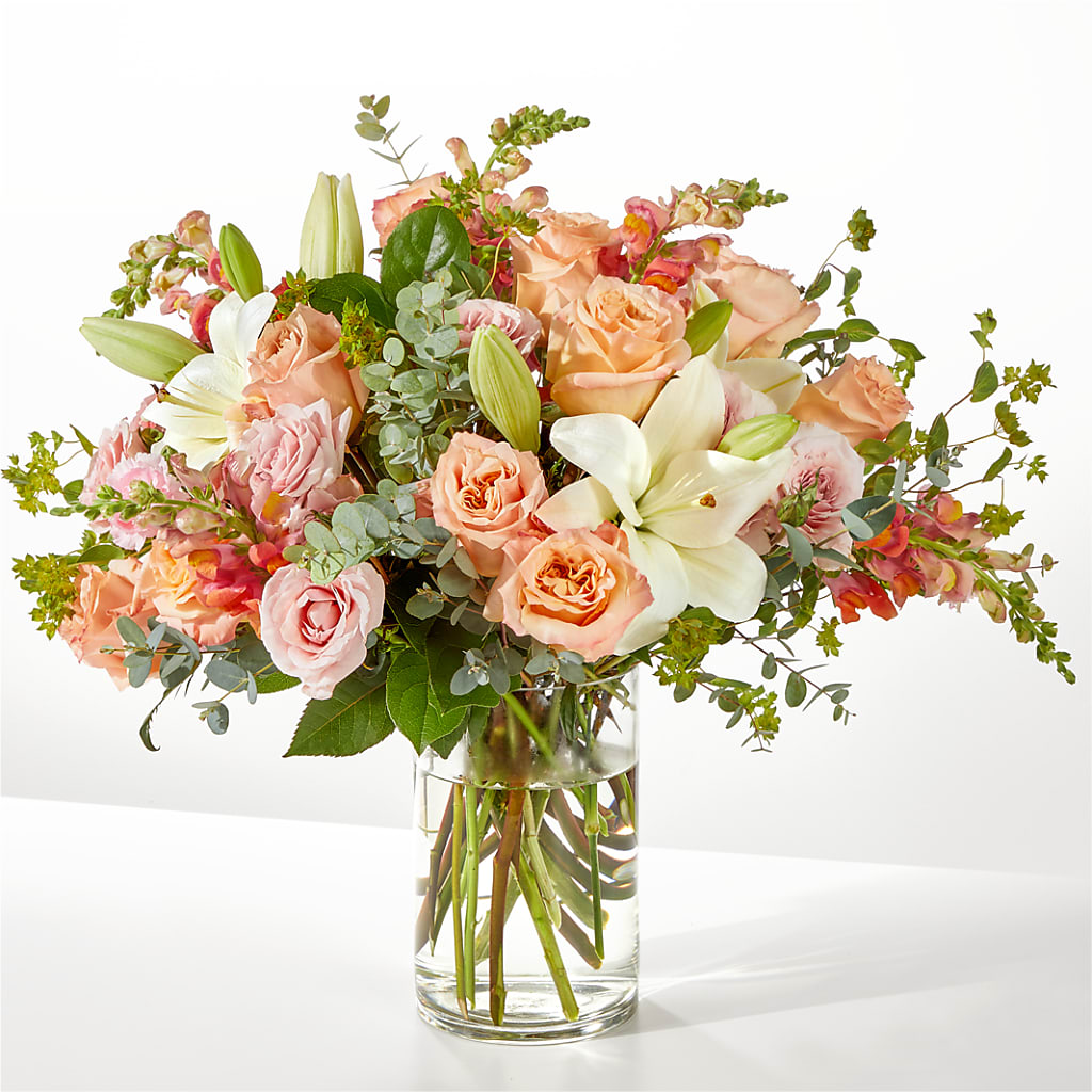 Grapefruit Splash Bouquet – Sandelas Flower Shop, Chicago IL