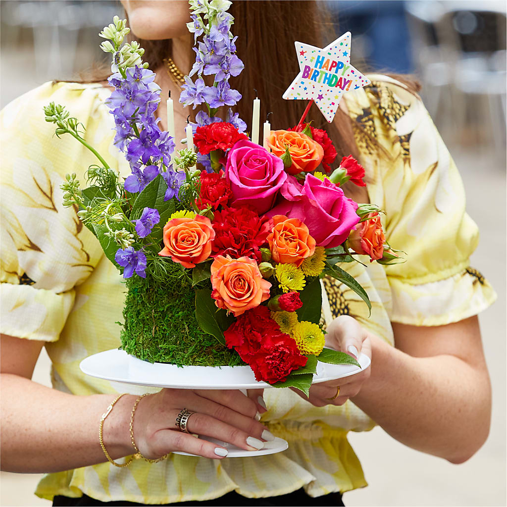 Best Year Yet Floral Cake – Sandelas Flower Shop, Chicago IL