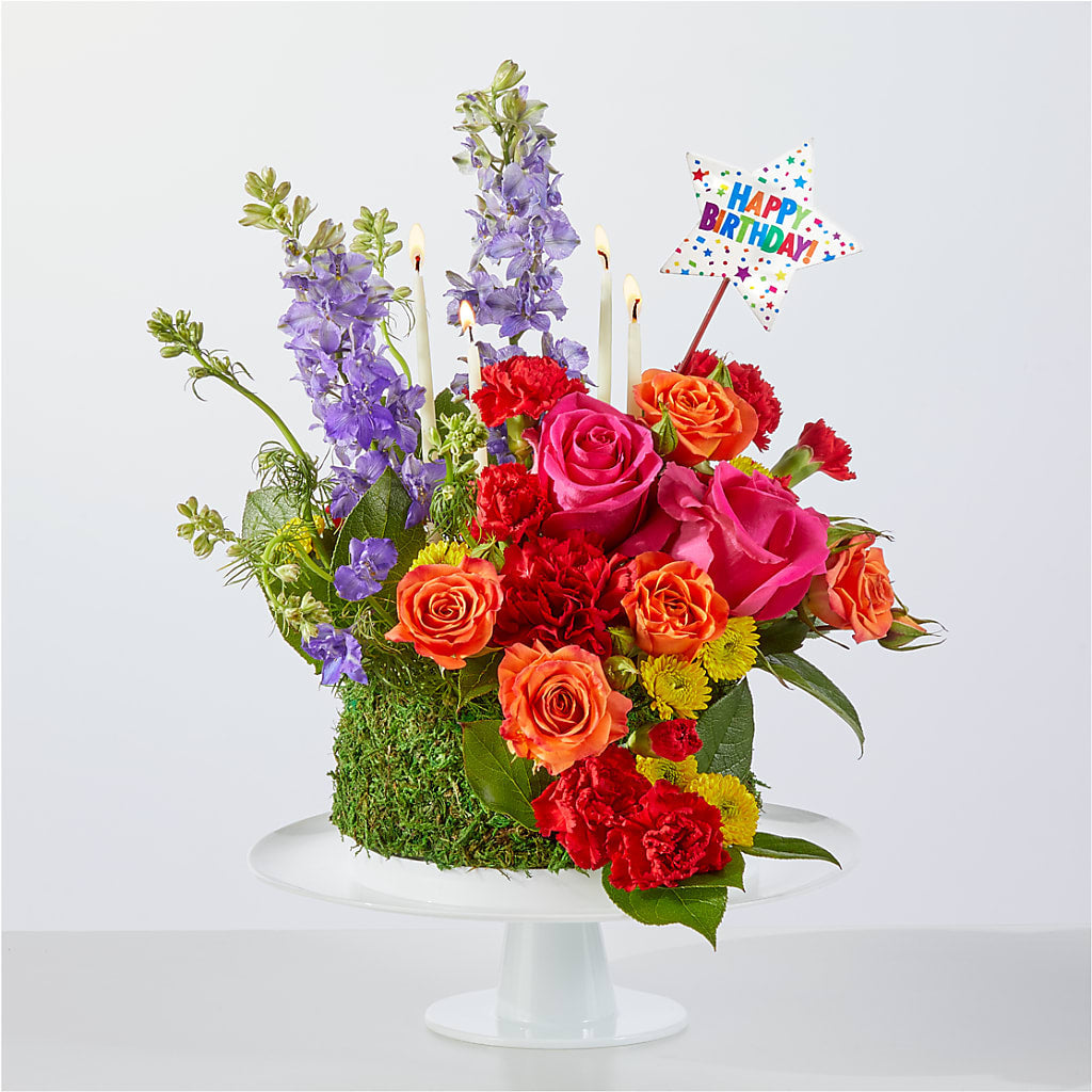 Best Year Yet Floral Cake – Sandelas Flower Shop, Chicago IL