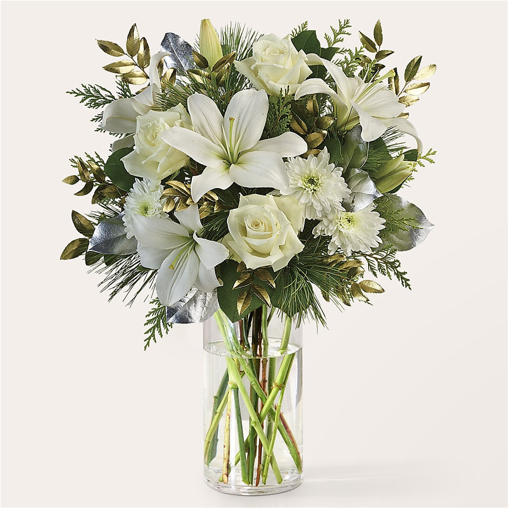 Wintry Mix Bouquet – Sandelas Flower Shop, Chicago IL