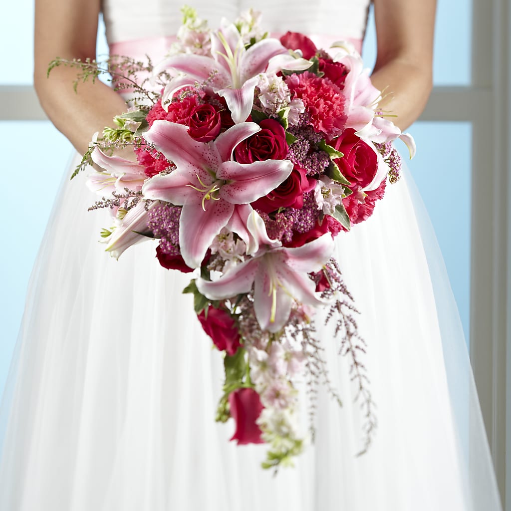 Lily & Rose Bouquet – Sandelas Flower Shop, Chicago IL