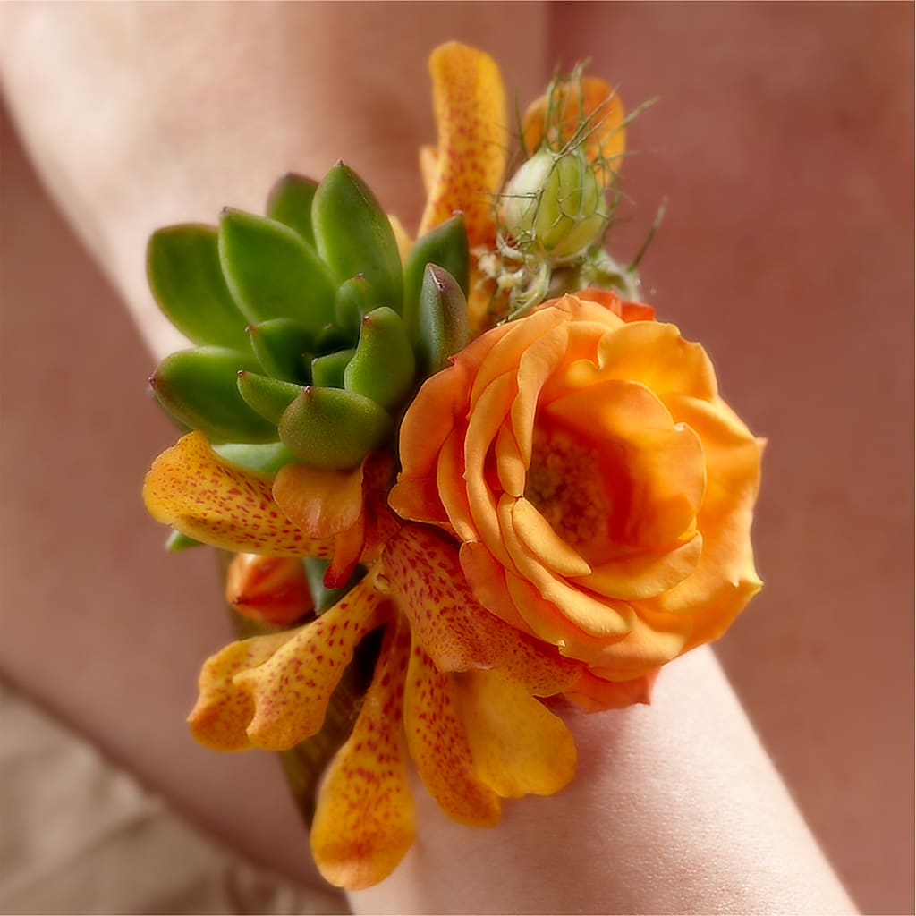 Irresistible Love Wrist Corsage – Sandelas Flower Shop, Chicago IL