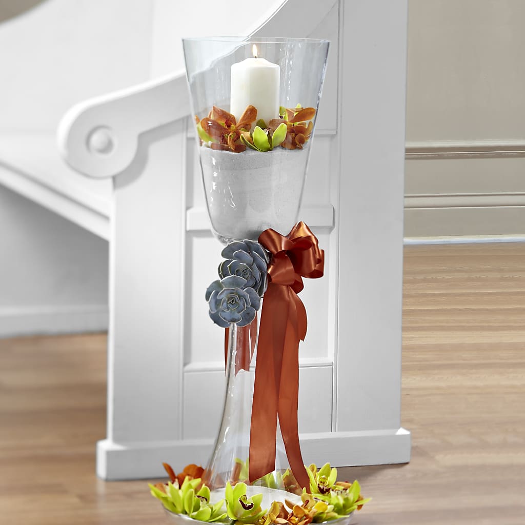 Matrimony Pew Decor – Sandelas Flower Shop, Chicago IL