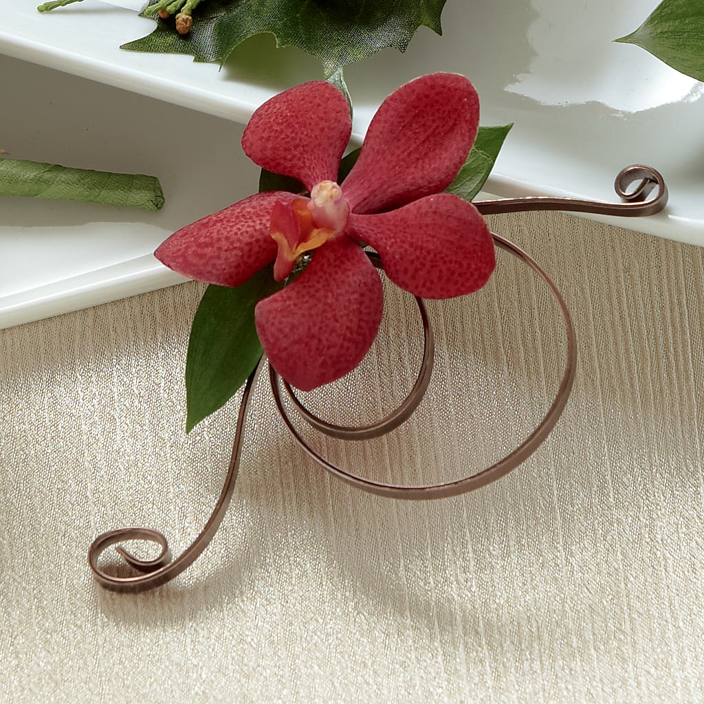 Red Mokara Boutonniere – Sandelas Flower Shop, Chicago IL