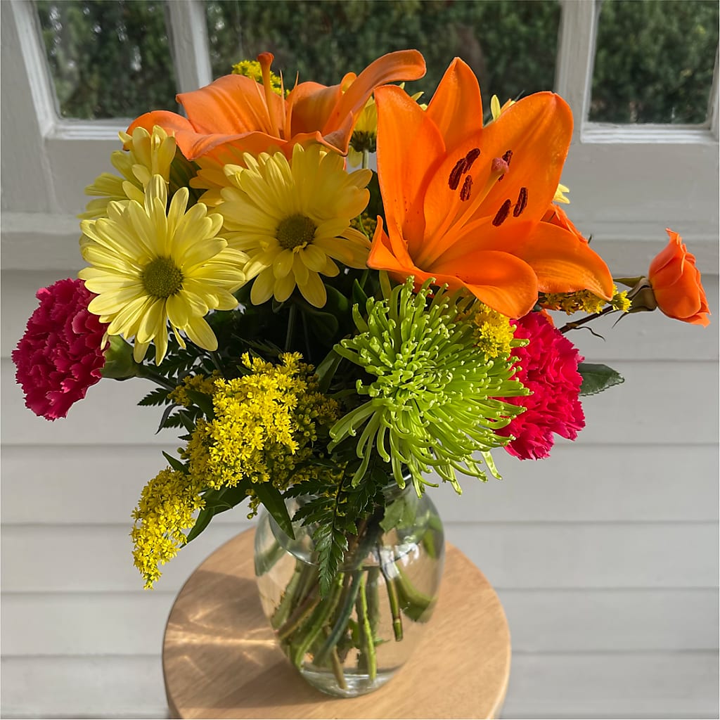 Bold & Bright – A Florist Original –  Sandelas Flower Shop, Chicago IL