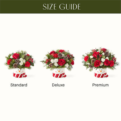 Jolly Snowman Bouquet –  Sandelas Flower Shop, Chicago IL