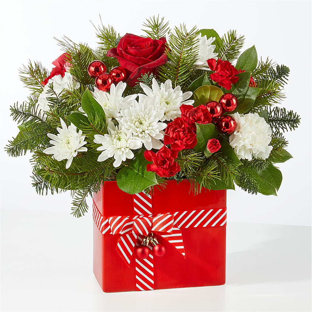 Presents Under the Tree Bouquet –  Sandelas Flower Shop, Chicago IL