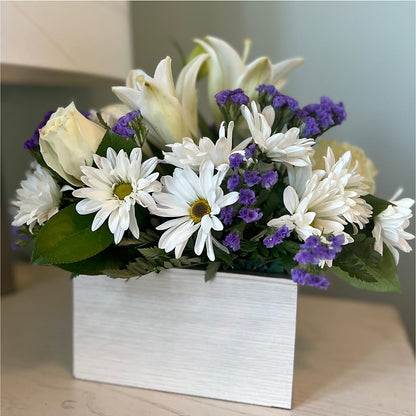Beyond Blue Box Bouquet –  Sandelas Flower Shop, Chicago IL