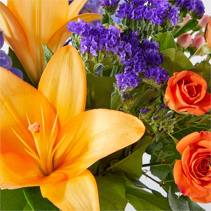 Radiant Citrus Bouquet –  Sandelas Flower Shop, Chicago IL