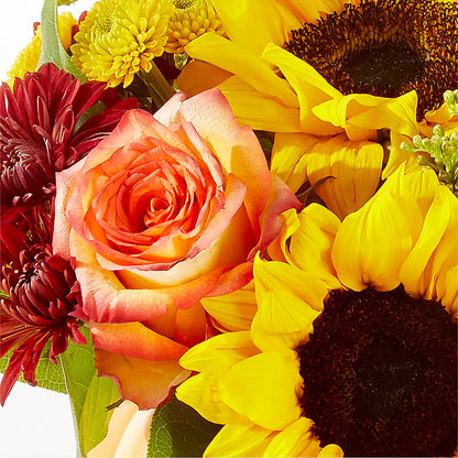 Golden Gourd Pumpkin Bouquet –  Sandelas Flower Shop, Chicago IL