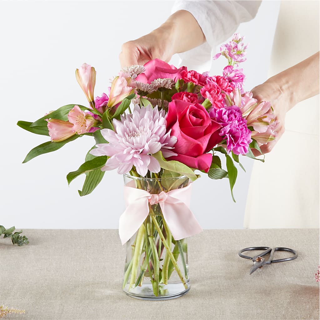 Pink Ribbon - A Florist Original –  Sandelas Flower Shop, Chicago IL