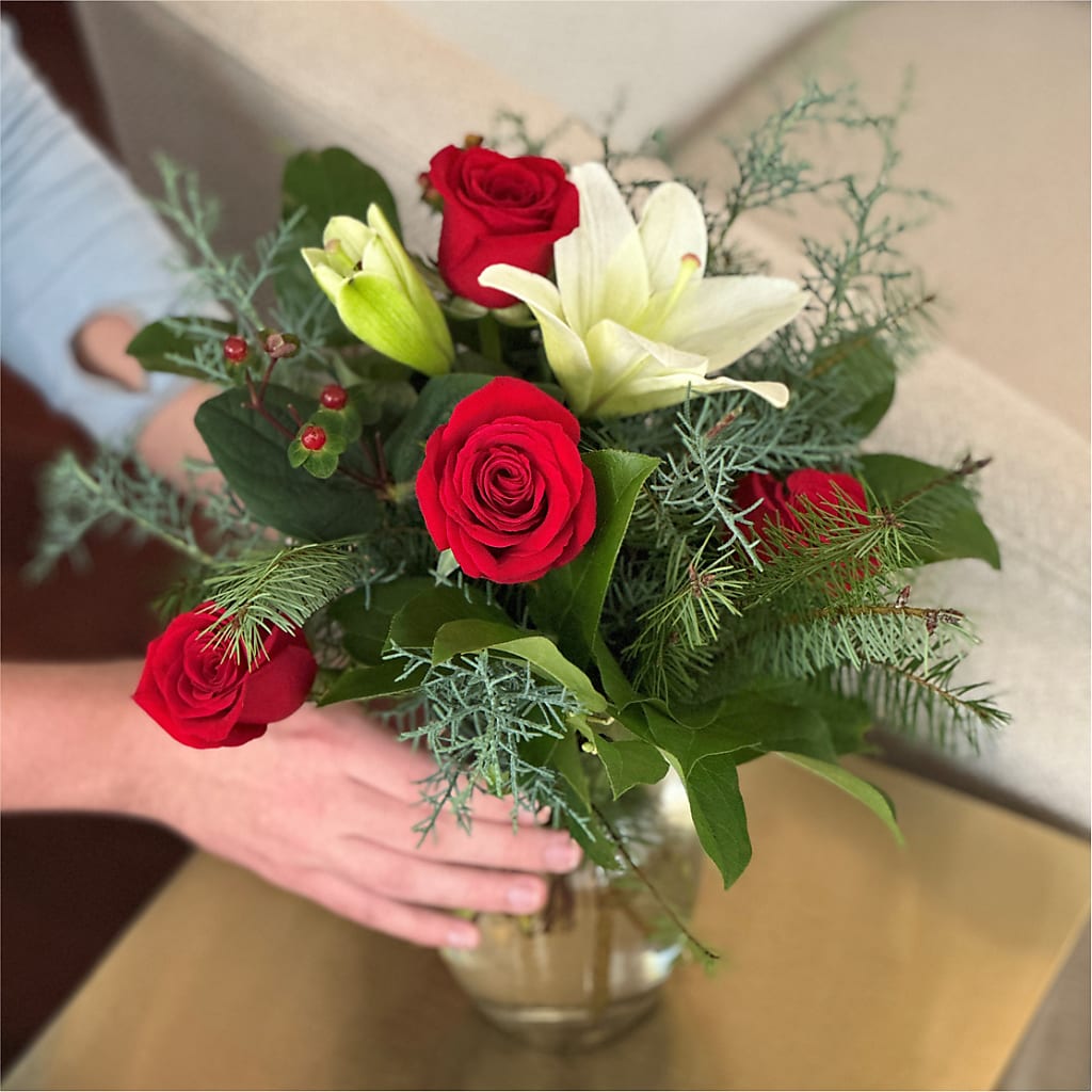 Glittering Lights Bouquet –  Sandelas Flower Shop, Chicago IL