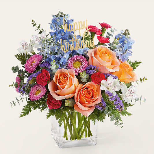 Birthday Bash Bouquet –  Sandelas Flower Shop, Chicago IL