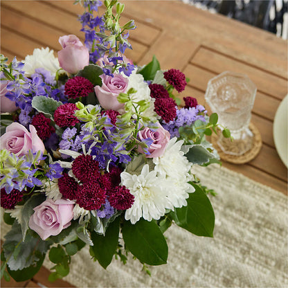 Violet Frost Bouquet –  Sandelas Flower Shop, Chicago IL