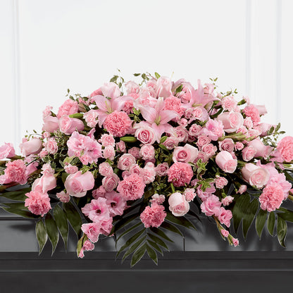 Garden of Comfort Casket Spray (Standard) –  Sandelas Flower Shop, Chicago IL
