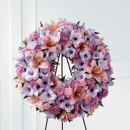 Beloved Friend Wreath –  Sandelas Flower Shop, Chicago IL