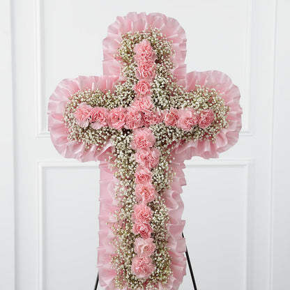 Angel's Cross Easel –  Sandelas Flower Shop, Chicago IL