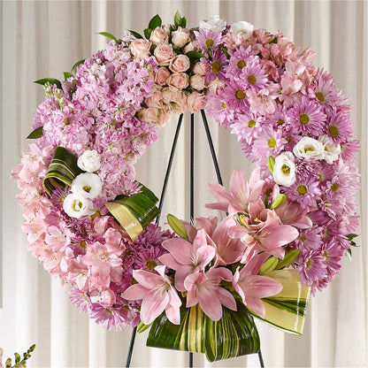 Gift of Warmth Wreath –  Sandelas Flower Shop, Chicago IL