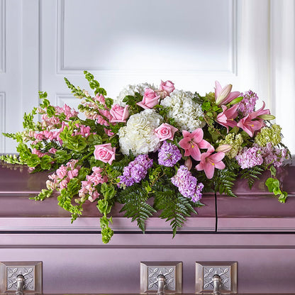 Life's Gratitude Casket Spray –  Sandelas Flower Shop, Chicago IL