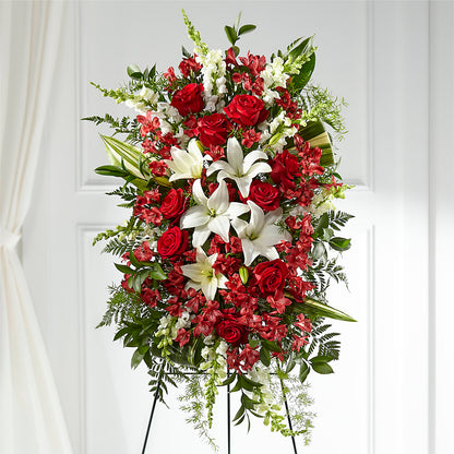 Everlasting Memory Standing Spray –  Sandelas Flower Shop, Chicago IL