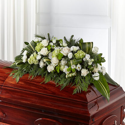 Hopeful Gesture Casket Spray –  Sandelas Flower Shop, Chicago IL