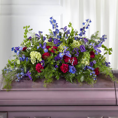 Always Treasured Casket Spray –  Sandelas Flower Shop, Chicago IL