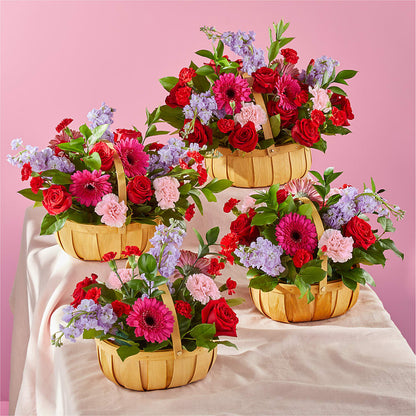 Pink Picnic Basket –  Sandelas Flower Shop, Chicago IL
