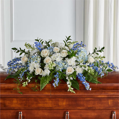 Timeless Essence Casket Spray –  Sandelas Flower Shop, Chicago IL