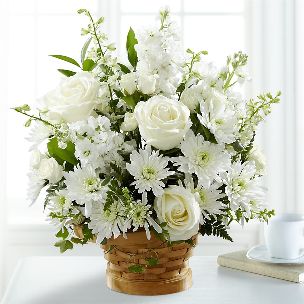 Heartfelt Condolences Arrangement –  Sandelas Flower Shop, Chicago IL