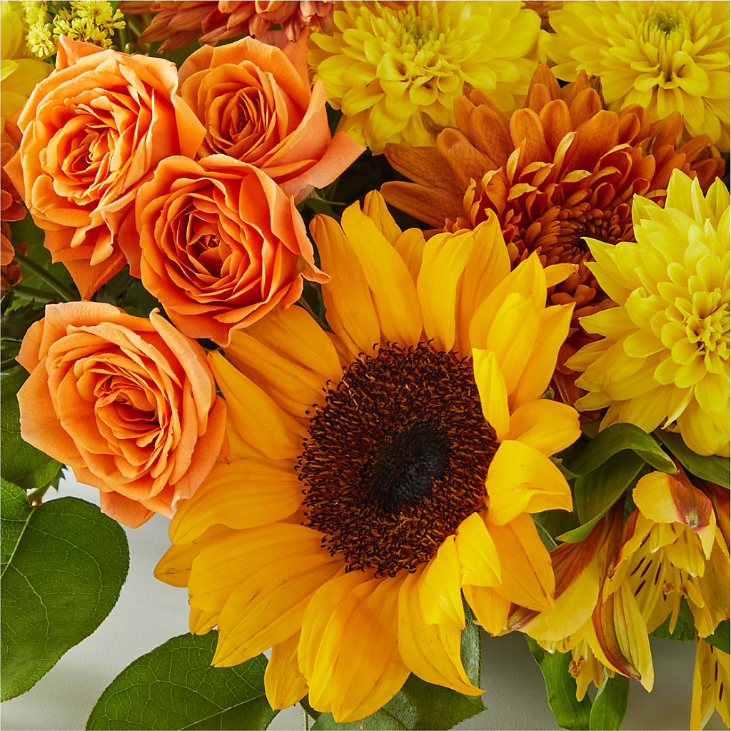 Autumn Harmony Centerpiece –  Sandelas Flower Shop, Chicago IL