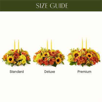 Autumn Harmony Centerpiece –  Sandelas Flower Shop, Chicago IL