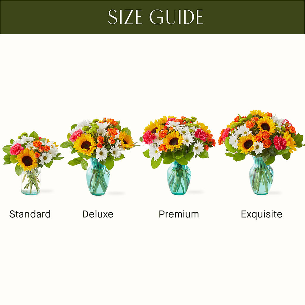 Sun-drenched Blooms Bouquet –  Sandelas Flower Shop, Chicago IL