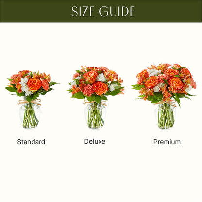 Apricot Glow Bouquet –  Sandelas Flower Shop, Chicago IL