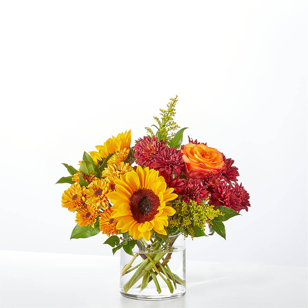 Flannel Scarf Bouquet –  Sandelas Flower Shop, Chicago IL