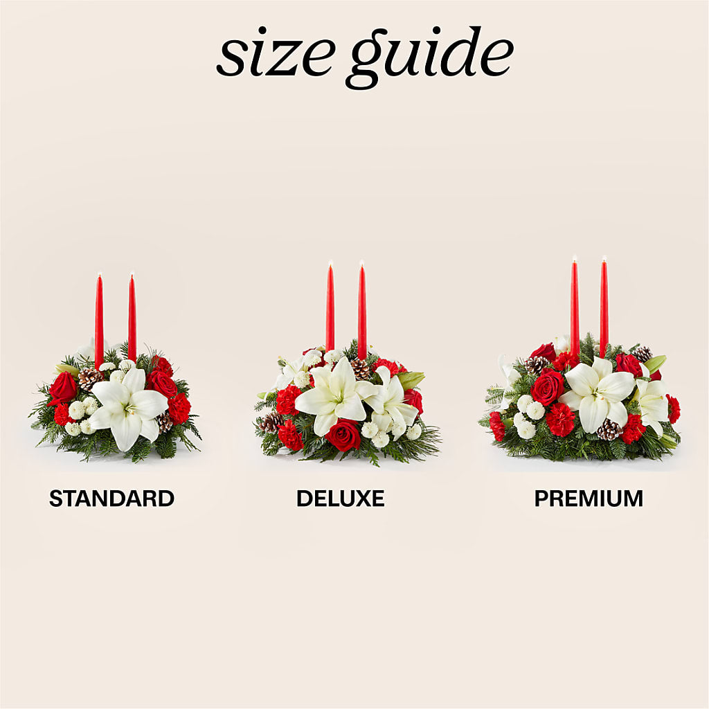 Seasonal Festivities Centerpiece –  Sandelas Flower Shop, Chicago IL