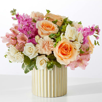 Paradise Bouquet with Ivory Vase –  Sandelas Flower Shop, Chicago IL