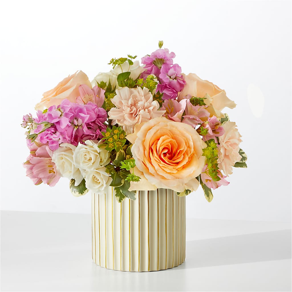 Paradise Bouquet with Ivory Vase –  Sandelas Flower Shop, Chicago IL