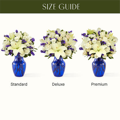 Sapphire Rush Bouquet –  Sandelas Flower Shop, Chicago IL