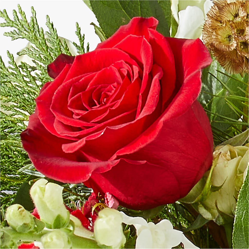 Deck the Halls Bouquet –  Sandelas Flower Shop, Chicago IL