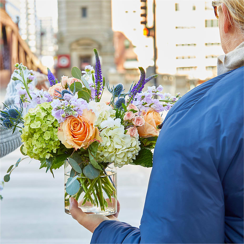 Porch Swing Bouquet –  Sandelas Flower Shop, Chicago IL
