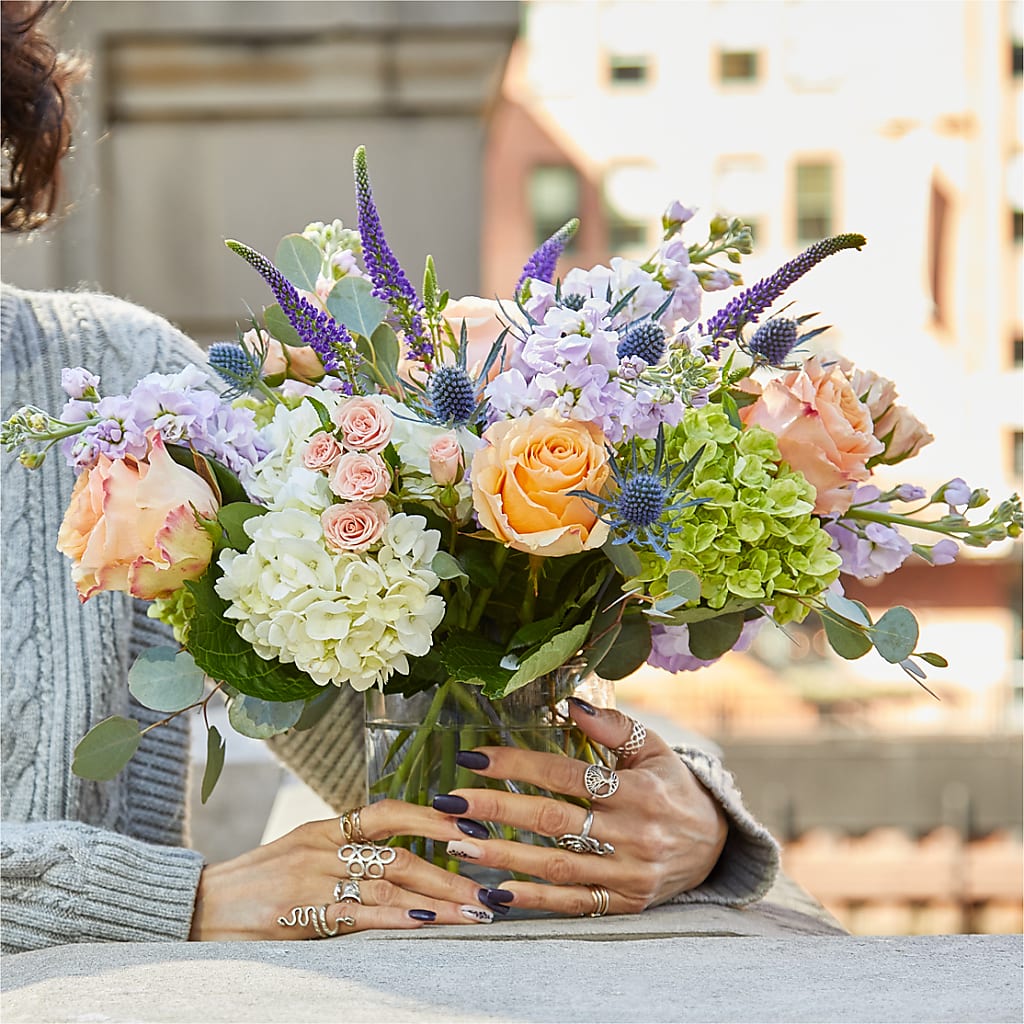 Porch Swing Bouquet –  Sandelas Flower Shop, Chicago IL
