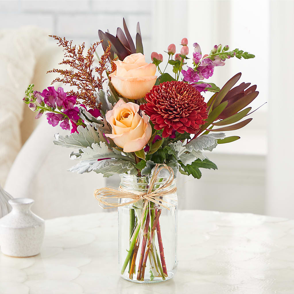 Moody Hues Bouquet –  Sandelas Flower Shop, Chicago IL