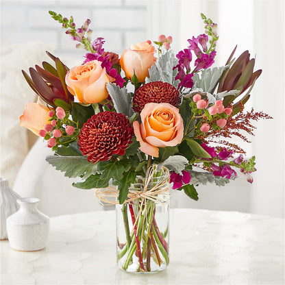 Moody Hues Bouquet –  Sandelas Flower Shop, Chicago IL