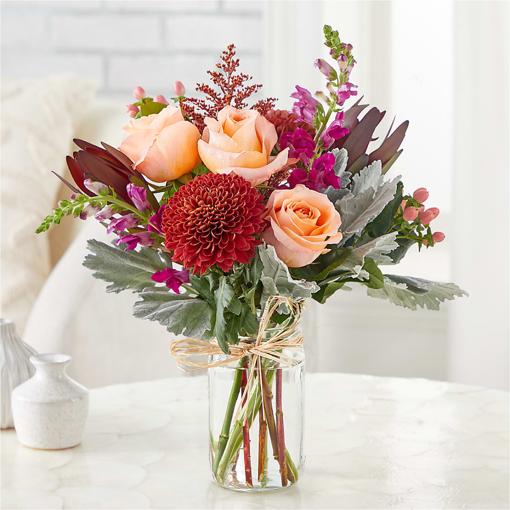 Moody Hues Bouquet –  Sandelas Flower Shop, Chicago IL