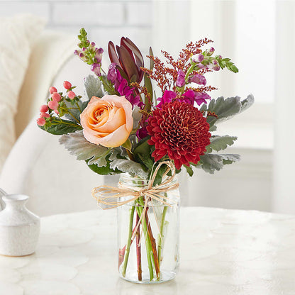 Moody Hues Bouquet –  Sandelas Flower Shop, Chicago IL