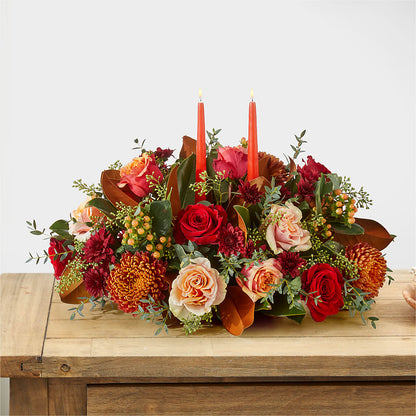 Gather Near Centerpiece –  Sandelas Flower Shop, Chicago IL