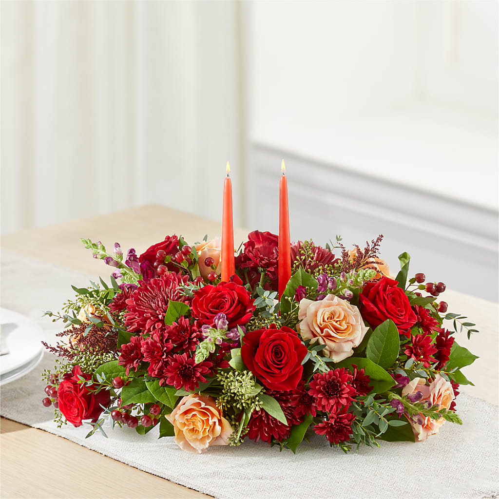 Most Thankful Centerpiece –  Sandelas Flower Shop, Chicago IL