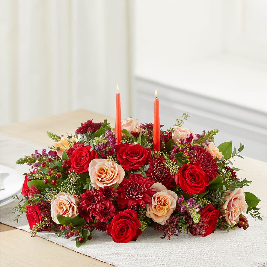 Most Thankful Centerpiece –  Sandelas Flower Shop, Chicago IL