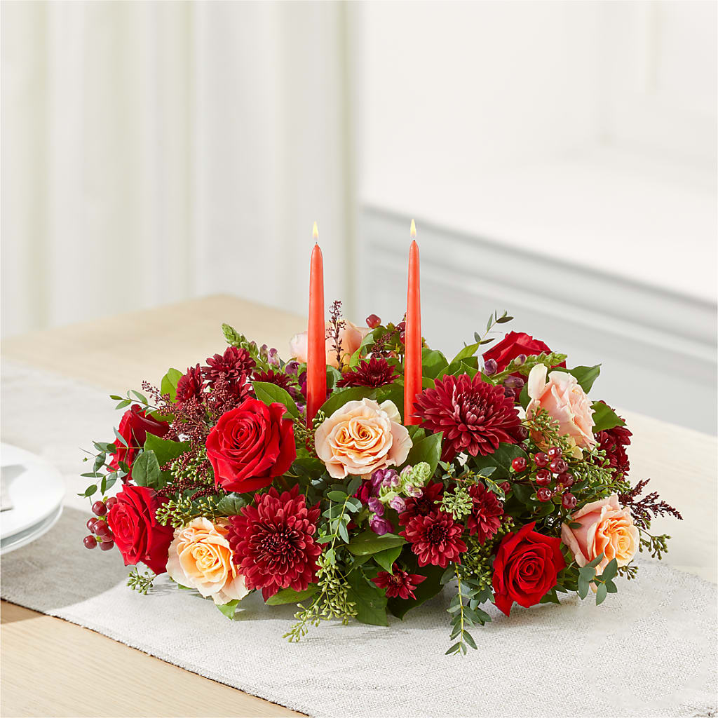 Most Thankful Centerpiece –  Sandelas Flower Shop, Chicago IL