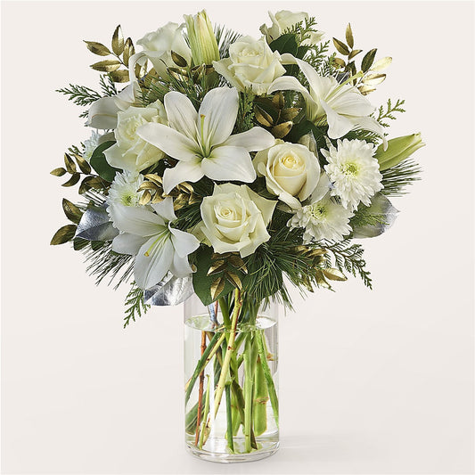 Wintry Mix Bouquet –  Sandelas Flower Shop, Chicago IL